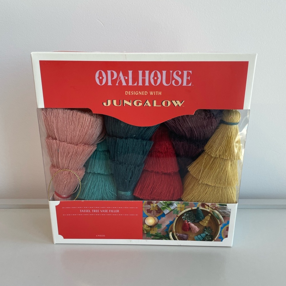 New! Target Opalhouse Jungalow Tassle Tree Vase Filler!